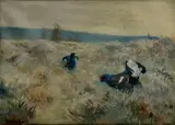 Karl Sovanka, Hlucháň - Tetrov, Okolo 1940, Olej na plátne