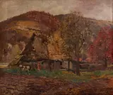 Yosyp Bokshay, Usadlosť na jeseň, 1941, Olej na plátne