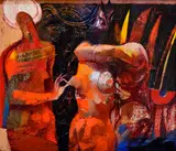 Peter Pollág, Traja z Fontaineblau (Variant VIII), 2000, Olej na plátbne