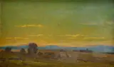 Nándor Katona, Oráč, 1915, Olej na preglejke