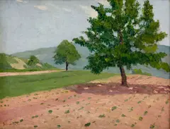 Vincent Bánsághi, Jar v poli, Okolo 1910, Olej na plátne