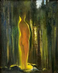 Imro Weiner-Kráľ, Neskoro popoludní, 1964, Olej na plátne