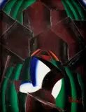Večer by Milan Laluha, 1969, Olej na plátne, sold Sep 2013