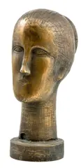 Paľo Tóth, Portrét (Ľuba), 1960, Bronz
