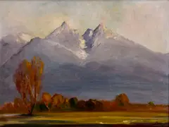 Karol Polónyi, Jeseň v Tatrách, Okolo 1930, Olej na plátne