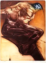 Igor Benca, Figúra, 1989, Lept na papieri. (38/60)