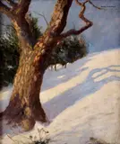 Halász-hradil Elemér, Na zasneženom svahu
