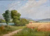 Gyula Zorkóczy, Pred žatvou, Okolo 1920, Olej na plátne