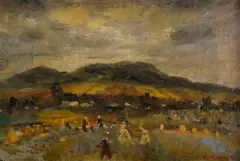 Dezider Milly, Na jeseň, 1943, Olej na preglejke