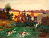 Vajda Zsigmond, Na hone, Okolo 1910, Olej na plátne
