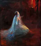 Maria Peter-Reininghaus, Rozjímanie, 1912, Olej na plátne