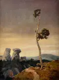 Oto Bubeníček, Krajina, Okolo 1920, Olej na plátne