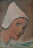 Aurel Kajlich, Piešťanka, 1970, Pastel na papieri