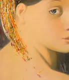 Rudolf Fila, Replika (s Ingresom), 1999, Olej na plátne
