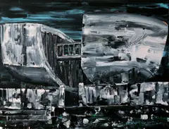Matej Fabian, Monument II., 2012, Akryl na plátne