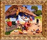 Jozef Teodor Mousson, Na sedliackom dvore