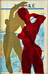 Hapsoc 3 by Stanislav Filko, 1966, Sprej na mape, sold Apr 2013