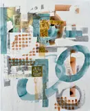 Na neznámom mieste by Katarína Alexyová-Fígerová, 2011, Akryl, kombinácia techník na plátne, sold Mar 2013
