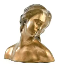 Vášnivá. Edícia 2/6 by Július Bártfay, Okolo 1930 (edícia 2/6), Bronz, sold Mar 2013