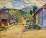 Gustáv Mallý, Z Heľpy, 1931, Olej na plátne