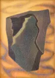 Martinčeková Ester Šimerová, Bludný kameň, Okolo 1960, Pastel na papieri