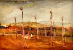 Július Szabó, V lučeneckom chotári, Okolo 1960, Olej na kartóne
