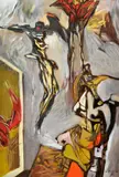 Ukrižovanie by Vincent Hložník, 1967, Tempera, gvaš na papieri, sold Mar 2013