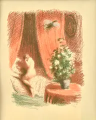 Akt by Max Švabinský, Okolo 1930, Farebná litografia na papieri, sold Mar 2013