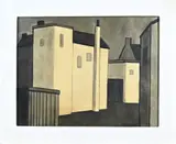 Klaas Bernink, Winkel van Wagenaar, Pastel oude winkel van Wagenaar aan de Alstedestraat te Enschede
