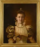 Bogaerts, Jonge koningin Wilhelmina, Olieverf op linnen