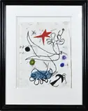 Joan Miró, Fantasie voorstelling, Lithografie, H.C