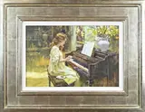 John Michael Carter, 1998 (U.S.A.) 1950 -, Etude, Olieverf op linnen
