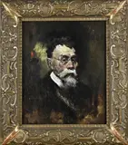 Stanislas Torrents, Heren portret, Olieverf op paneel