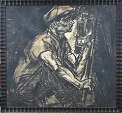 Jan Toorop, De mijnwerker, Lithografie