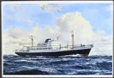 Victor Trip, Hollands schip Oranje Nassau, Poster op papier
