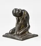 Bronzen beeld by Zwaar bronzen beeld van Jozef Cantré, sold Jun 2026