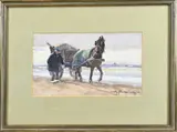 Jan Willem Sluiter, Strandjutter met paardenkar