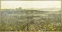 Anthony R. Cooke, Beach Green, Olieverf op linnen