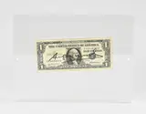 Andy Warhol, One Dollar + certificaat