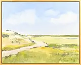 Bart ten Bruggencate, Impressionistisch landschap, Olieverf op linnen