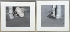 Henk Schuring, Abstract, Gemengde techniek op papier
