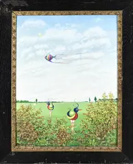 Helmut Wallau, Surrealistisch, Olieverf op linnen