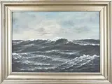 Adolf Gustav Döring, Zeegezicht, Olieverf op linnen