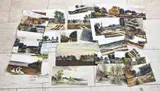 A. Kruseman, Lot aquarellen etc., Groot lot aquarellen etc. van de schilder A