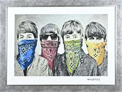 Litho Banksy, Beatles, Lithografie Bansky