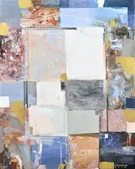 C. Emiel Chiello, Moderne compositie, 2010, Acryl op linnen