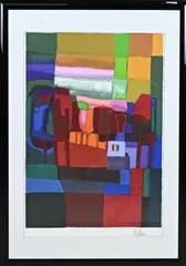 Ton Schulten, Herfst II, Zeefdruk op papier nr 88/180