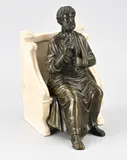 Apostel op troon by van een apostel op marmeren troon Bronzen beeld, Bronzen beeld, van een apostel op marmeren troon, sold Apr 2026