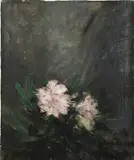 Lizzy Ansingh, Rhododendron tak, 1932, Olieverf op linnen