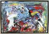 Jan te Wierik, Abstract, Acryl op papier